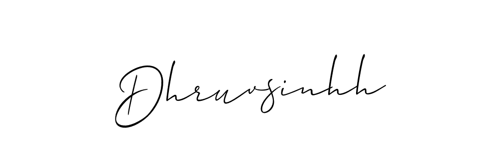 Dhruvsinhh stylish signature style. Best Handwritten Sign (Allison_Script) for my name. Handwritten Signature Collection Ideas for my name Dhruvsinhh. Dhruvsinhh signature style 2 images and pictures png