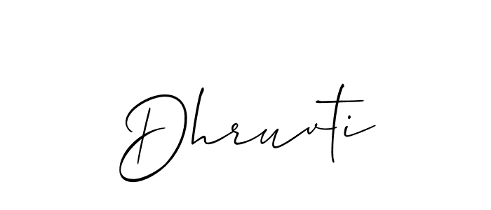 Similarly Allison_Script is the best handwritten signature design. Signature creator online .You can use it as an online autograph creator for name Dhruvti. Dhruvti signature style 2 images and pictures png