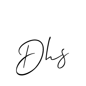 Allison_Script is a professional signature style that is perfect for those who want to add a touch of class to their signature. It is also a great choice for those who want to make their signature more unique. Get Dhs name to fancy signature for free. Dhs signature style 2 images and pictures png