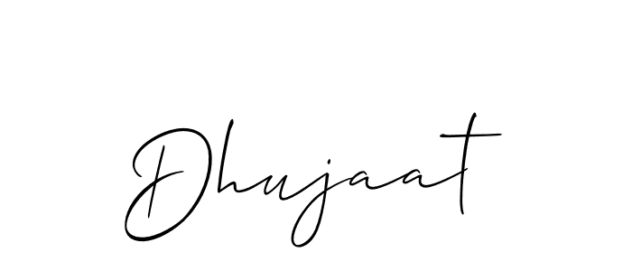 Make a beautiful signature design for name Dhujaat. Use this online signature maker to create a handwritten signature for free. Dhujaat signature style 2 images and pictures png