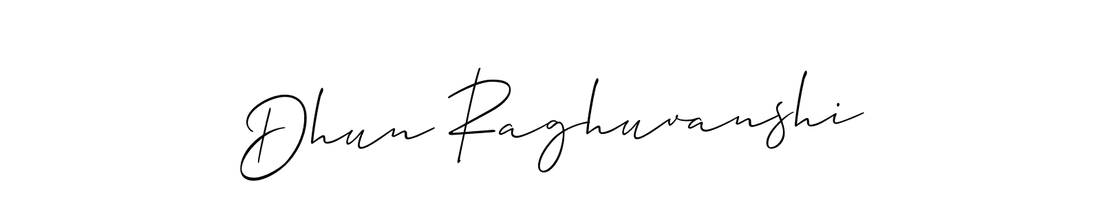You can use this online signature creator to create a handwritten signature for the name Dhun Raghuvanshi. This is the best online autograph maker. Dhun Raghuvanshi signature style 2 images and pictures png