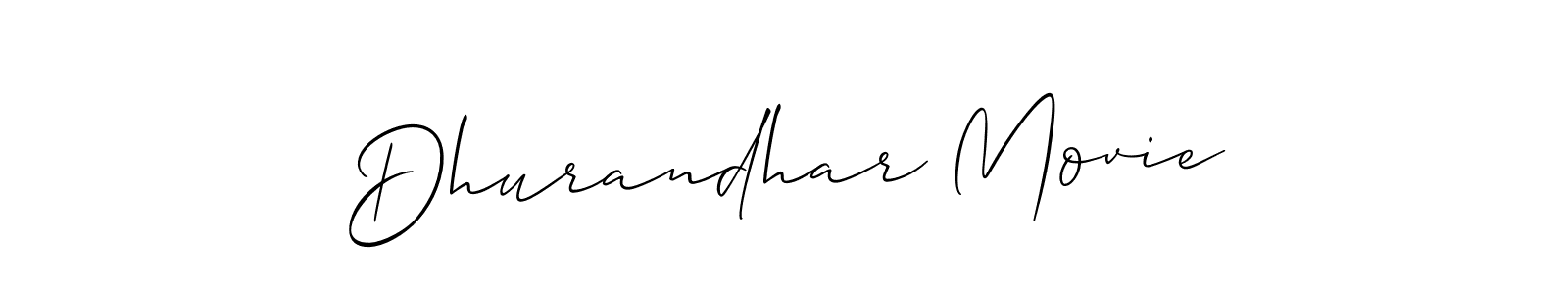 It looks lik you need a new signature style for name Dhurandhar Movie. Design unique handwritten (Allison_Script) signature with our free signature maker in just a few clicks. Dhurandhar Movie signature style 2 images and pictures png