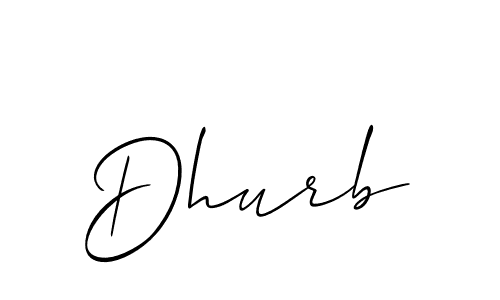 Similarly Allison_Script is the best handwritten signature design. Signature creator online .You can use it as an online autograph creator for name Dhurb. Dhurb signature style 2 images and pictures png