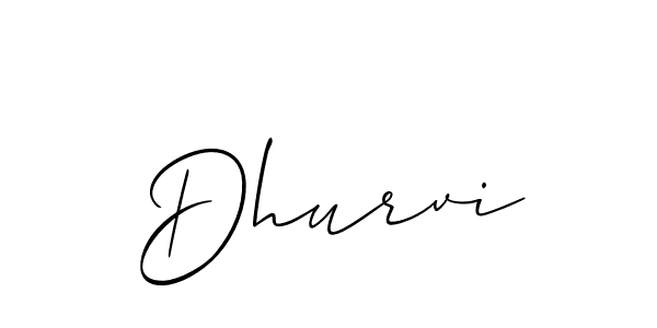 How to Draw Dhurvi signature style? Allison_Script is a latest design signature styles for name Dhurvi. Dhurvi signature style 2 images and pictures png