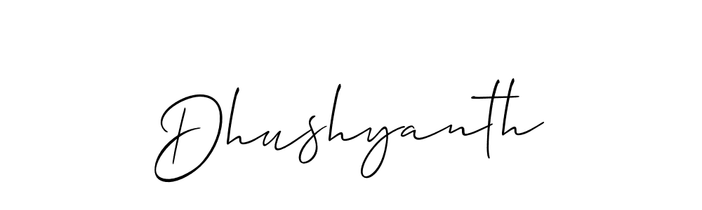 Allison_Script is a professional signature style that is perfect for those who want to add a touch of class to their signature. It is also a great choice for those who want to make their signature more unique. Get Dhushyanth name to fancy signature for free. Dhushyanth signature style 2 images and pictures png