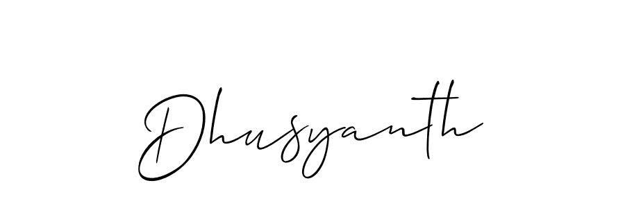 It looks lik you need a new signature style for name Dhusyanth. Design unique handwritten (Allison_Script) signature with our free signature maker in just a few clicks. Dhusyanth signature style 2 images and pictures png