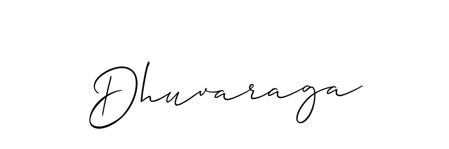 How to make Dhuvaraga signature? Allison_Script is a professional autograph style. Create handwritten signature for Dhuvaraga name. Dhuvaraga signature style 2 images and pictures png