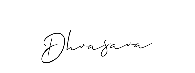 Also we have Dhvasava name is the best signature style. Create professional handwritten signature collection using Allison_Script autograph style. Dhvasava signature style 2 images and pictures png
