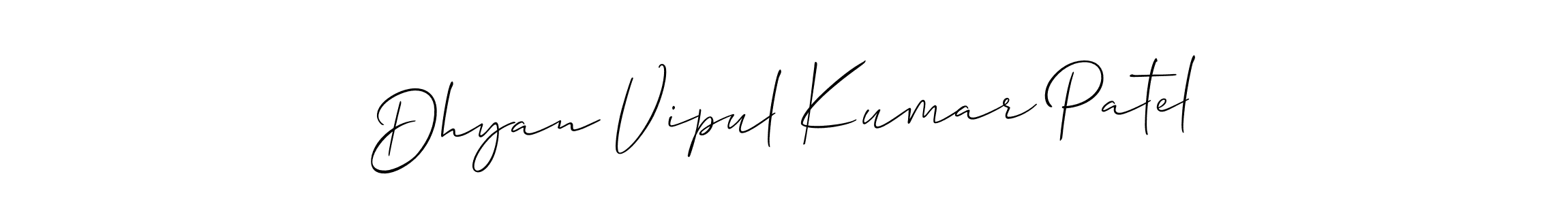 Best and Professional Signature Style for Dhyan Vipul Kumar Patel. Allison_Script Best Signature Style Collection. Dhyan Vipul Kumar Patel signature style 2 images and pictures png