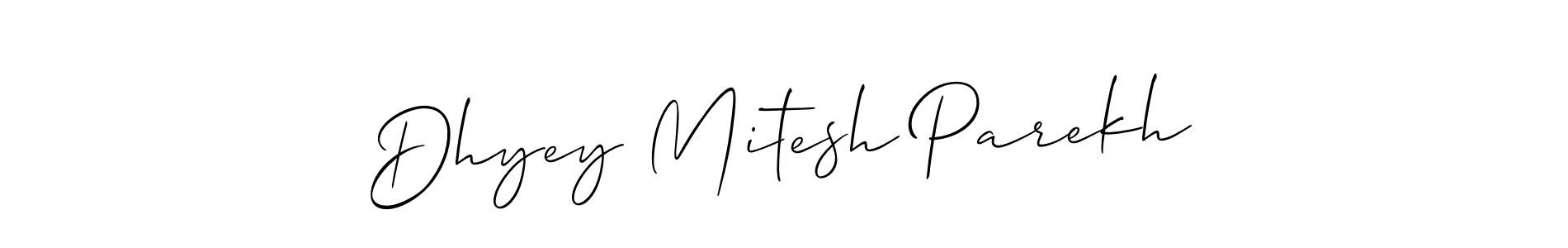 Once you've used our free online signature maker to create your best signature Allison_Script style, it's time to enjoy all of the benefits that Dhyey Mitesh Parekh name signing documents. Dhyey Mitesh Parekh signature style 2 images and pictures png