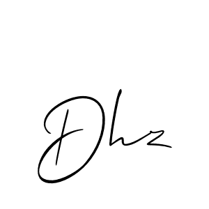 if you are searching for the best signature style for your name Dhz. so please give up your signature search. here we have designed multiple signature styles  using Allison_Script. Dhz signature style 2 images and pictures png
