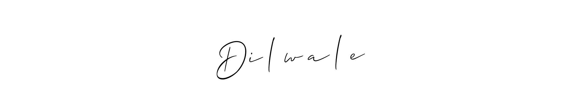 Use a signature maker to create a handwritten signature online. With this signature software, you can design (Allison_Script) your own signature for name Di̸l̸w̸a̸l̸e̸. Di̸l̸w̸a̸l̸e̸ signature style 2 images and pictures png