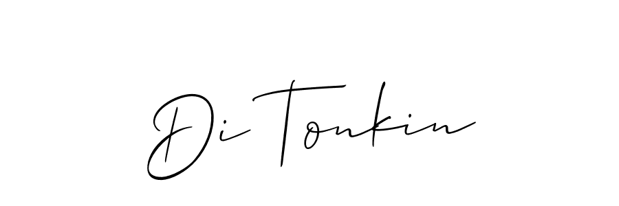 Once you've used our free online signature maker to create your best signature Allison_Script style, it's time to enjoy all of the benefits that Di Tonkin name signing documents. Di Tonkin signature style 2 images and pictures png