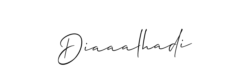 How to Draw Diaaalhadi signature style? Allison_Script is a latest design signature styles for name Diaaalhadi. Diaaalhadi signature style 2 images and pictures png