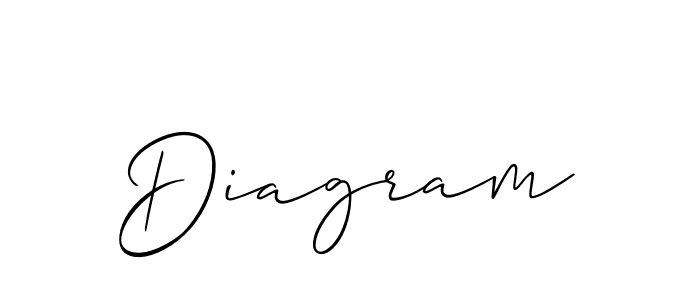 Design your own signature with our free online signature maker. With this signature software, you can create a handwritten (Allison_Script) signature for name Diagram. Diagram signature style 2 images and pictures png