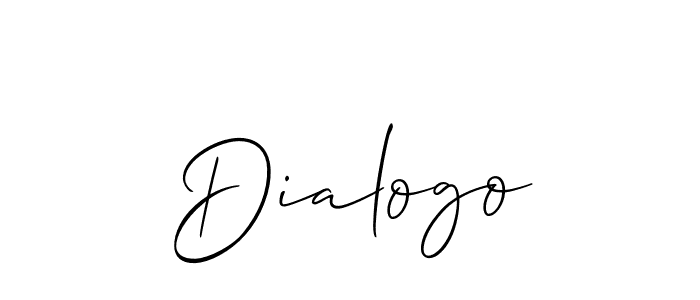 Make a short Dialogo signature style. Manage your documents anywhere anytime using Allison_Script. Create and add eSignatures, submit forms, share and send files easily. Dialogo signature style 2 images and pictures png