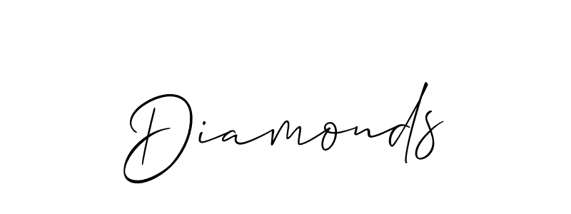 Make a short Diamonds signature style. Manage your documents anywhere anytime using Allison_Script. Create and add eSignatures, submit forms, share and send files easily. Diamonds signature style 2 images and pictures png