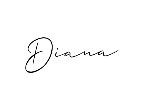 Also we have Diana name is the best signature style. Create professional handwritten signature collection using Allison_Script autograph style. Diana signature style 2 images and pictures png