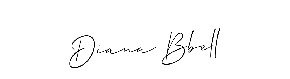 Use a signature maker to create a handwritten signature online. With this signature software, you can design (Allison_Script) your own signature for name Diana Bbell. Diana Bbell signature style 2 images and pictures png