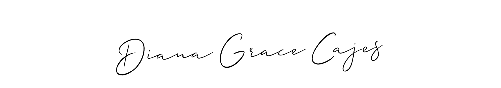 if you are searching for the best signature style for your name Diana Grace Cajes. so please give up your signature search. here we have designed multiple signature styles  using Allison_Script. Diana Grace Cajes signature style 2 images and pictures png