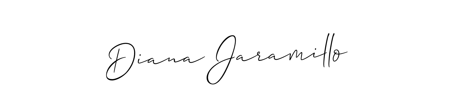 How to make Diana Jaramillo signature? Allison_Script is a professional autograph style. Create handwritten signature for Diana Jaramillo name. Diana Jaramillo signature style 2 images and pictures png