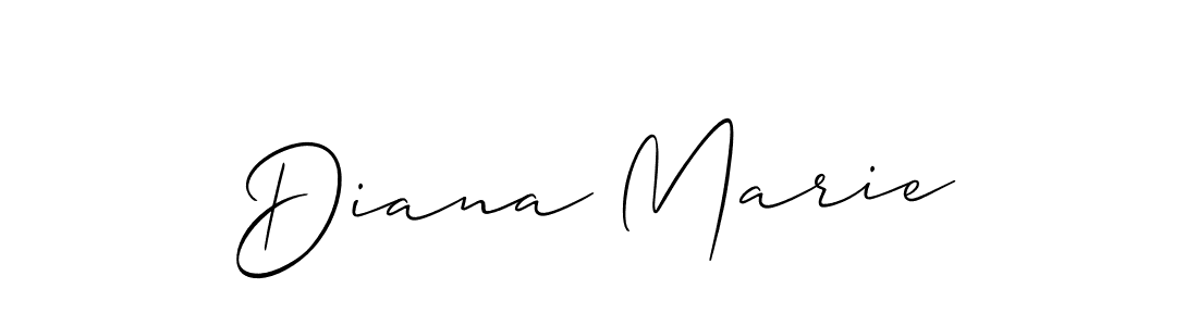 Allison_Script is a professional signature style that is perfect for those who want to add a touch of class to their signature. It is also a great choice for those who want to make their signature more unique. Get Diana Marie name to fancy signature for free. Diana Marie signature style 2 images and pictures png