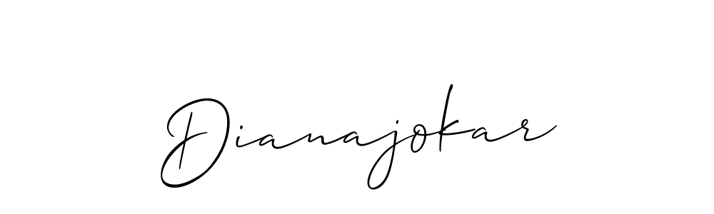 if you are searching for the best signature style for your name Dianajokar. so please give up your signature search. here we have designed multiple signature styles  using Allison_Script. Dianajokar signature style 2 images and pictures png