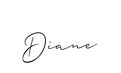 Diane stylish signature style. Best Handwritten Sign (Allison_Script) for my name. Handwritten Signature Collection Ideas for my name Diane. Diane signature style 2 images and pictures png