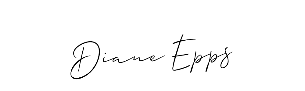 This is the best signature style for the Diane Epps name. Also you like these signature font (Allison_Script). Mix name signature. Diane Epps signature style 2 images and pictures png