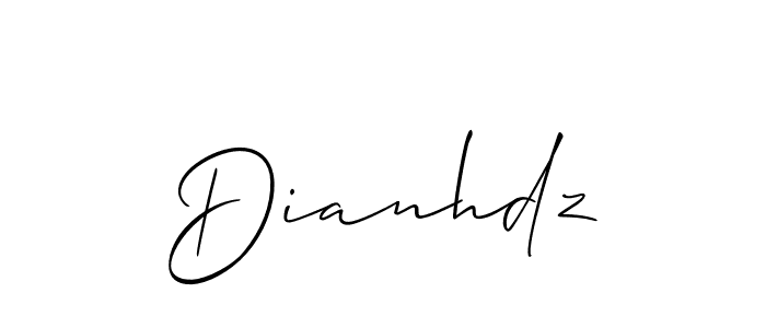 Best and Professional Signature Style for Dianhdz. Allison_Script Best Signature Style Collection. Dianhdz signature style 2 images and pictures png