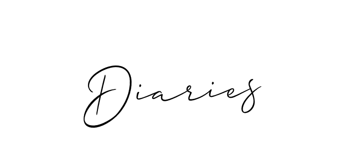 Here are the top 10 professional signature styles for the name Diaries. These are the best autograph styles you can use for your name. Diaries signature style 2 images and pictures png