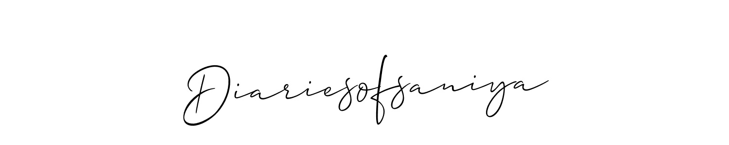 You can use this online signature creator to create a handwritten signature for the name Diariesofsaniya. This is the best online autograph maker. Diariesofsaniya signature style 2 images and pictures png