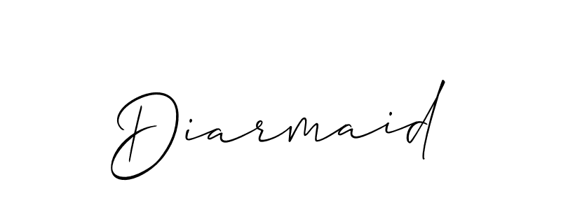 Make a beautiful signature design for name Diarmaid. Use this online signature maker to create a handwritten signature for free. Diarmaid signature style 2 images and pictures png