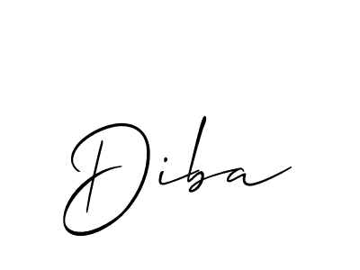 How to make Diba name signature. Use Allison_Script style for creating short signs online. This is the latest handwritten sign. Diba signature style 2 images and pictures png