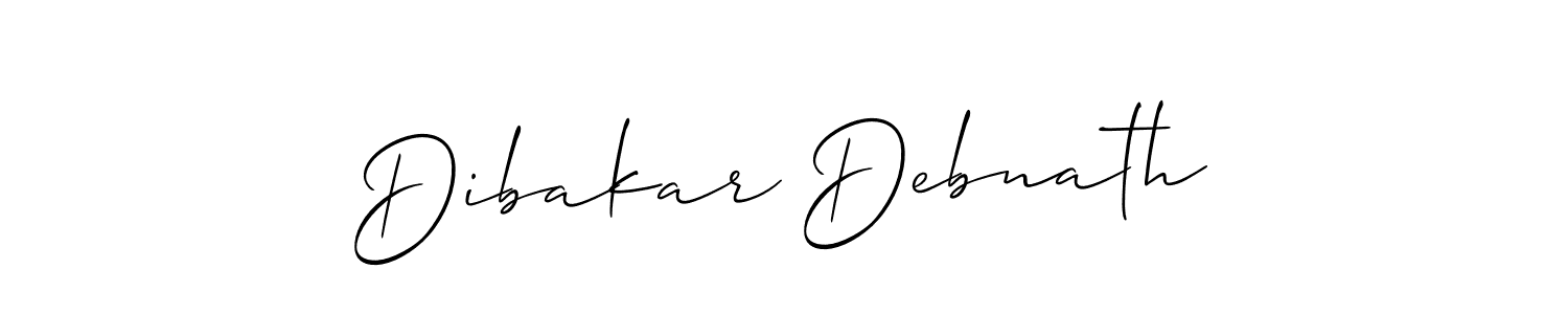 Also You can easily find your signature by using the search form. We will create Dibakar Debnath name handwritten signature images for you free of cost using Allison_Script sign style. Dibakar Debnath signature style 2 images and pictures png