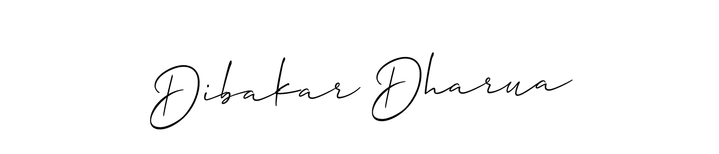 You should practise on your own different ways (Allison_Script) to write your name (Dibakar Dharua) in signature. don't let someone else do it for you. Dibakar Dharua signature style 2 images and pictures png