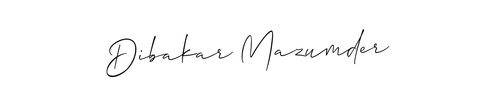 Allison_Script is a professional signature style that is perfect for those who want to add a touch of class to their signature. It is also a great choice for those who want to make their signature more unique. Get Dibakar Mazumder name to fancy signature for free. Dibakar Mazumder signature style 2 images and pictures png