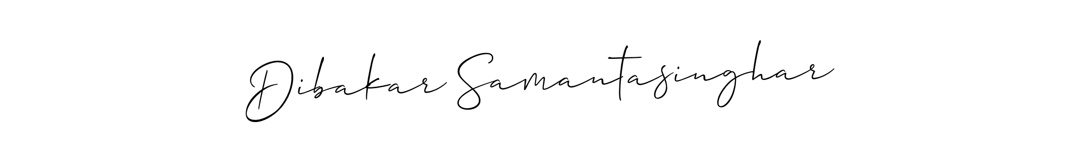 Also we have Dibakar Samantasinghar name is the best signature style. Create professional handwritten signature collection using Allison_Script autograph style. Dibakar Samantasinghar signature style 2 images and pictures png