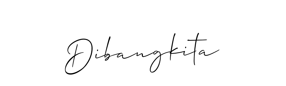 Similarly Allison_Script is the best handwritten signature design. Signature creator online .You can use it as an online autograph creator for name Dibangkita. Dibangkita signature style 2 images and pictures png