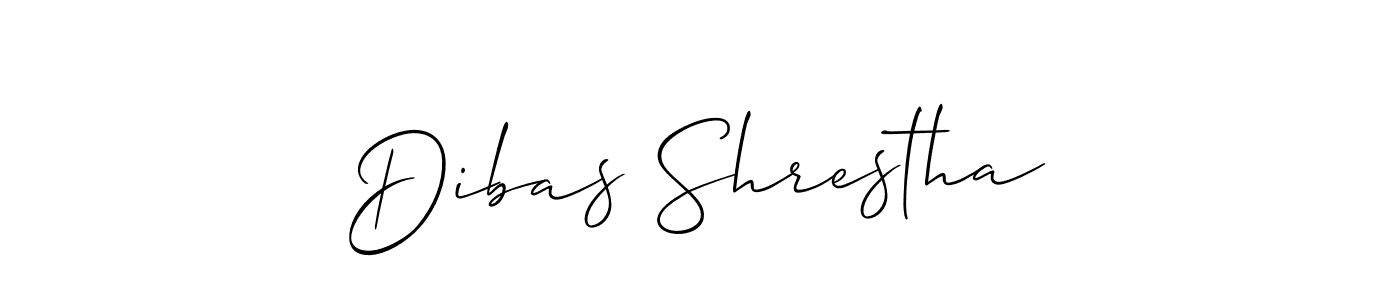 Similarly Allison_Script is the best handwritten signature design. Signature creator online .You can use it as an online autograph creator for name Dibas Shrestha. Dibas Shrestha signature style 2 images and pictures png