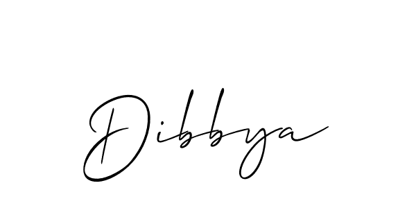 It looks lik you need a new signature style for name Dibbya. Design unique handwritten (Allison_Script) signature with our free signature maker in just a few clicks. Dibbya signature style 2 images and pictures png