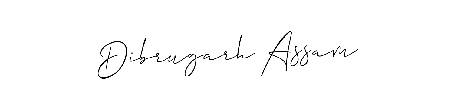 You should practise on your own different ways (Allison_Script) to write your name (Dibrugarh Assam) in signature. don't let someone else do it for you. Dibrugarh Assam signature style 2 images and pictures png