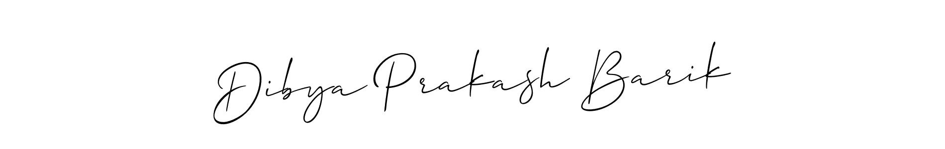 Also we have Dibya Prakash Barik name is the best signature style. Create professional handwritten signature collection using Allison_Script autograph style. Dibya Prakash Barik signature style 2 images and pictures png