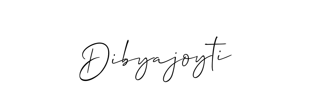 Dibyajoyti stylish signature style. Best Handwritten Sign (Allison_Script) for my name. Handwritten Signature Collection Ideas for my name Dibyajoyti. Dibyajoyti signature style 2 images and pictures png