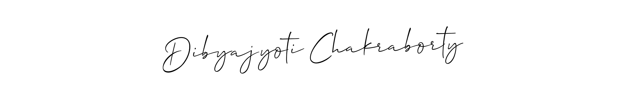 Use a signature maker to create a handwritten signature online. With this signature software, you can design (Allison_Script) your own signature for name Dibyajyoti Chakraborty. Dibyajyoti Chakraborty signature style 2 images and pictures png