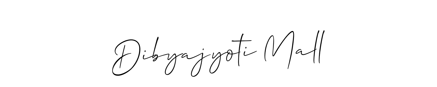 Dibyajyoti Mall stylish signature style. Best Handwritten Sign (Allison_Script) for my name. Handwritten Signature Collection Ideas for my name Dibyajyoti Mall. Dibyajyoti Mall signature style 2 images and pictures png