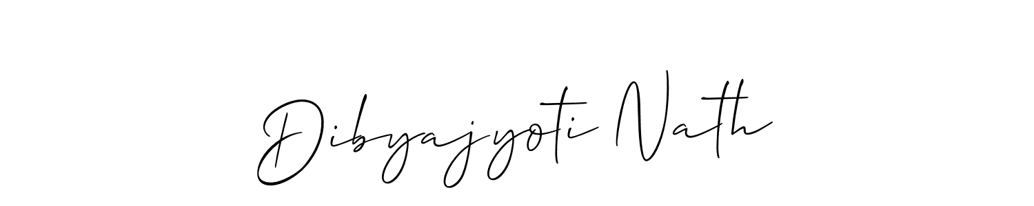 How to Draw Dibyajyoti Nath signature style? Allison_Script is a latest design signature styles for name Dibyajyoti Nath. Dibyajyoti Nath signature style 2 images and pictures png