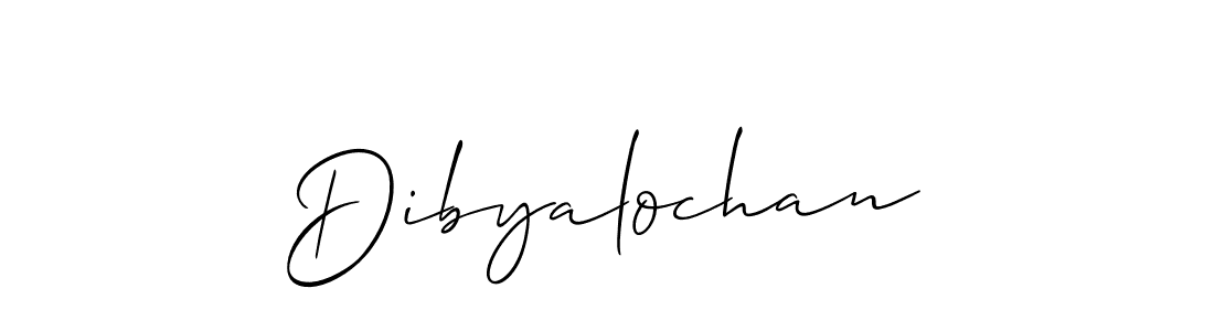 It looks lik you need a new signature style for name Dibyalochan. Design unique handwritten (Allison_Script) signature with our free signature maker in just a few clicks. Dibyalochan signature style 2 images and pictures png