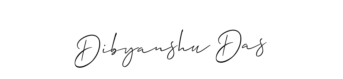 Allison_Script is a professional signature style that is perfect for those who want to add a touch of class to their signature. It is also a great choice for those who want to make their signature more unique. Get Dibyanshu Das name to fancy signature for free. Dibyanshu Das signature style 2 images and pictures png