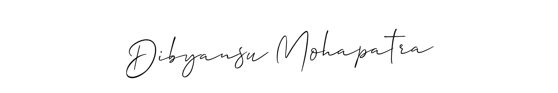 Also we have Dibyansu Mohapatra name is the best signature style. Create professional handwritten signature collection using Allison_Script autograph style. Dibyansu Mohapatra signature style 2 images and pictures png